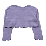 J.O. Milano Coprispalle Tinta Unita con Ricami per Bambina 573X1JXX LILLA J.O. MILANO 