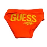 Guess Costume Mutandina Tinta Unita con Logo per Neonato I5GZ02MC052 ARANCIONE GUESS 
