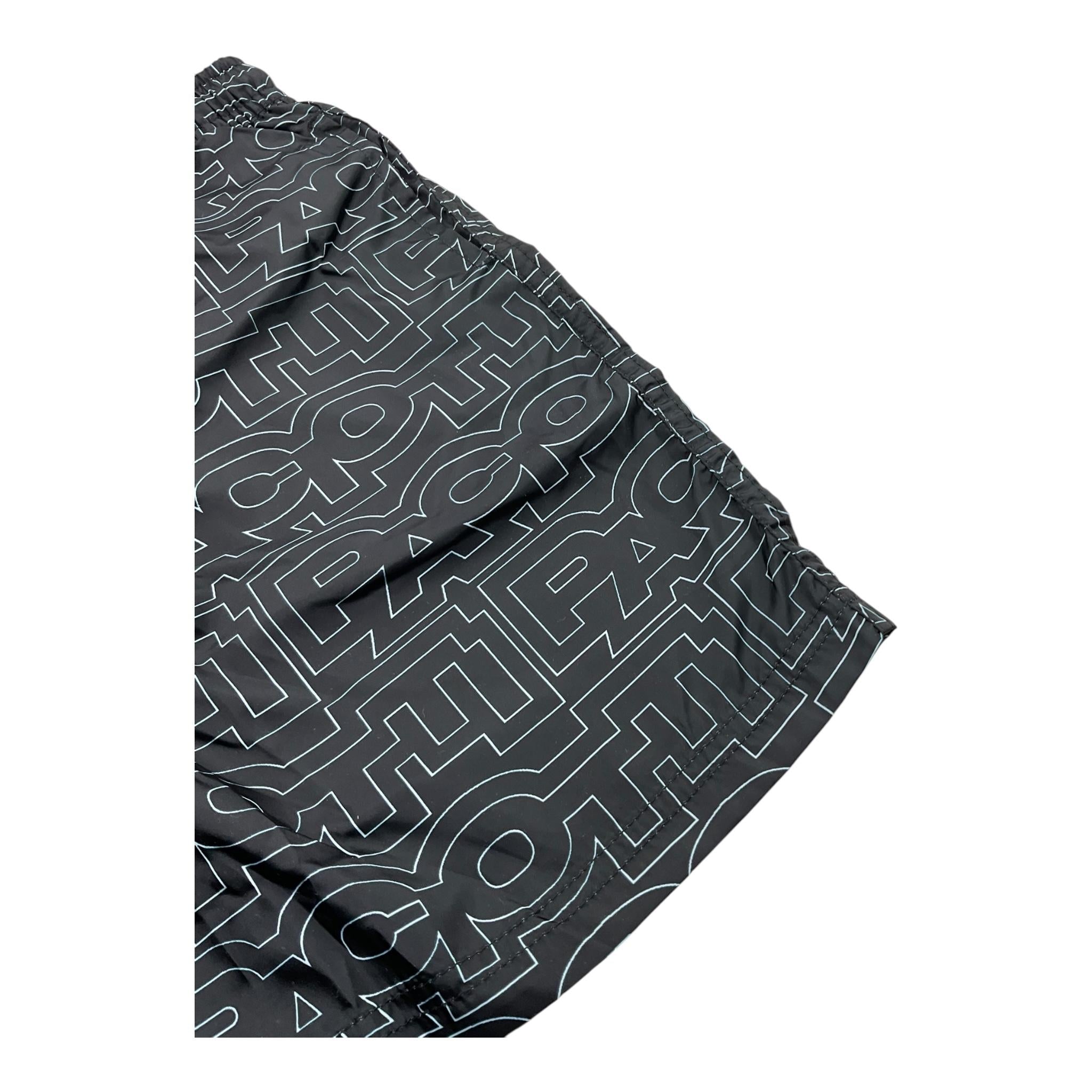 Cesare Paciotti Costume Modello Box Tinta Unita Logato per Bambino BXP5104J NERO CESARE PACIOTTI 