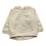 LOSAN felpa chiusa girocollo tinta unita Bianco per Neonata LBGA0202 BIANCO LOSAN 