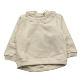 LOSAN felpa chiusa girocollo tinta unita Bianco per Neonata LBGA0202 BIANCO LOSAN 