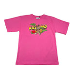 Moschino T-Shirt Girocollo Tinta Unita con Stampa per Bambina HJM060 FUXIA MOSCHINO 