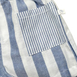 Laranjinha Bermuda Bicolore con Fantasia A Righe per Neonato 92908V5834R59 BIANCO LARANJINHA 