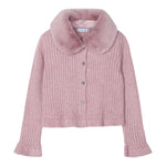MAYORAL cardigan tinta unita con colletto rimovibile Rosa per Neonata 4362XXXN ROSA MAYORAL 