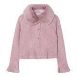 MAYORAL cardigan tinta unita con colletto rimovibile Rosa per Neonata 4362XXXN ROSA MAYORAL 