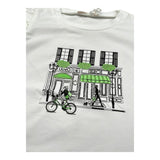 Liu Jo T-Shirt Girocollo Tinta Unita con Stampe per Bambina KA5084X BIANCO LIU JO 