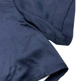 Dondup Camicia Modello Crop Tinta Unita Mezza Manica per Bambina DFCA038 BLU DONDUP 