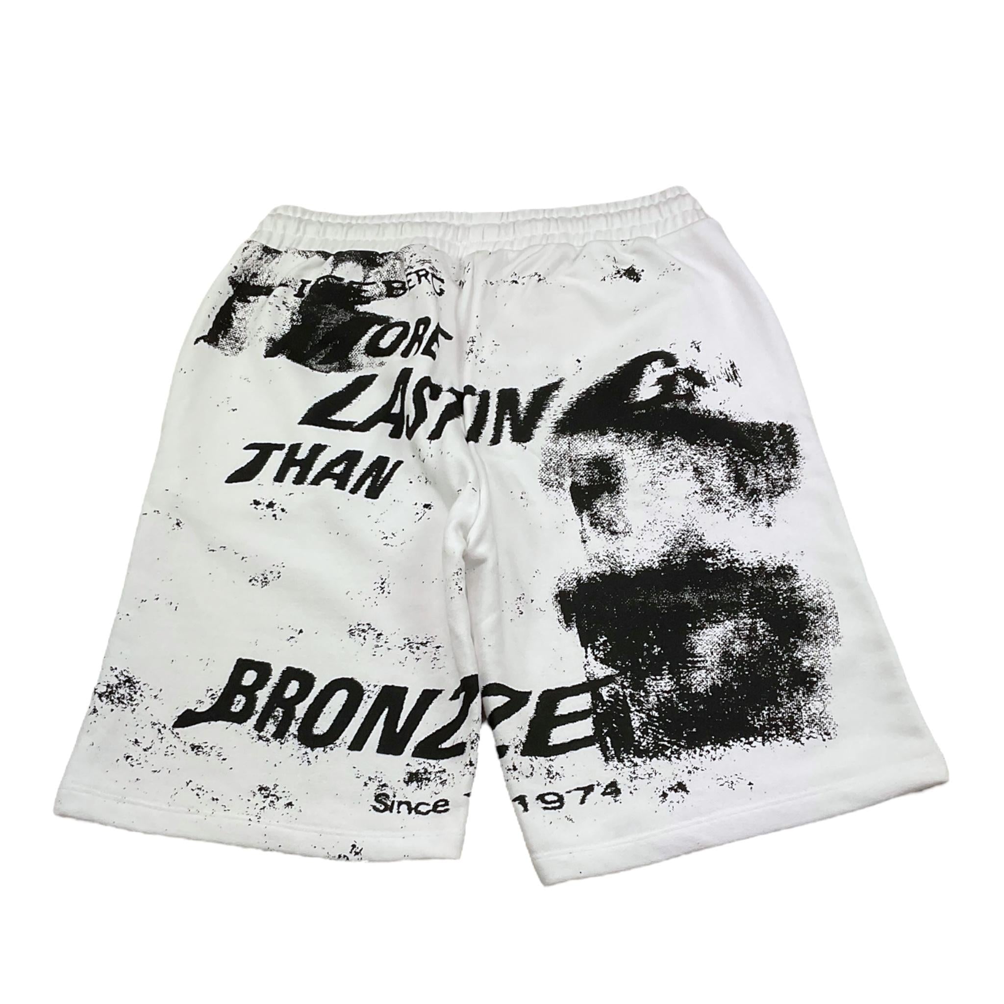 Iceberg Bermuda Tinta Unita con Stampa per Bambino BFICE5107J BIANCO ICEBERG 