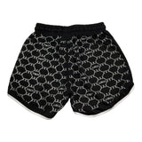 Met Short Tinta Unita con Brillantini per Bambina ME244 NERO MET 