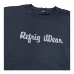 REFRIGIWEAR shirt girocollo tinta unita con stampa Nero per Bambino RW782 NERO REFRIGIWEAR 