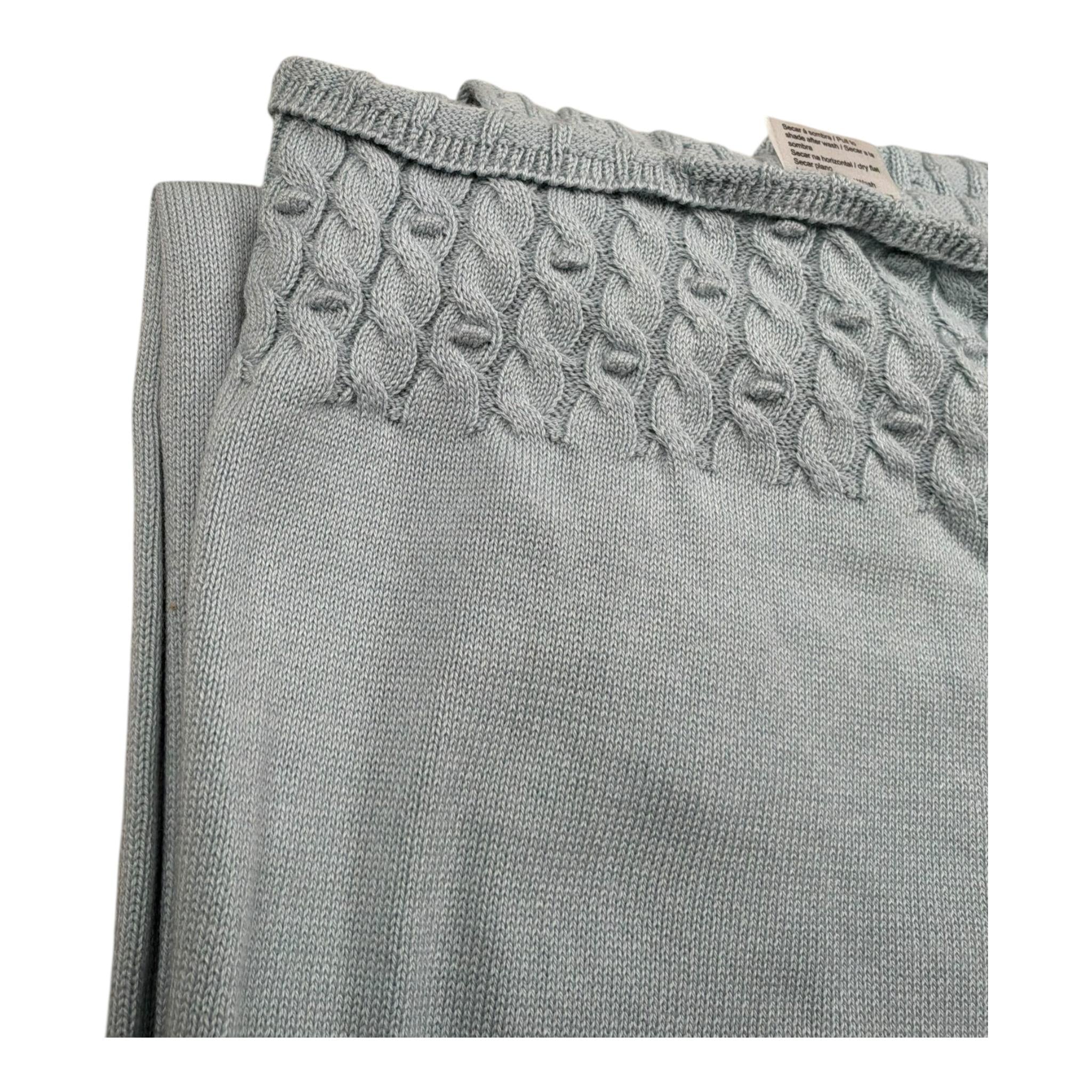 Wedoble Coperta Tinta Unita con Trafori per Neonato V2503306A AZZURRO WEDOBLE 