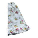 Le Bebe Short Tinta Unita Fantasia Floreale per Neonata LBG6253 BIANCO LE BEBE 