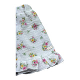 Le Bebe Short Tinta Unita Fantasia Floreale per Neonata LBG6253 BIANCO LE BEBE 