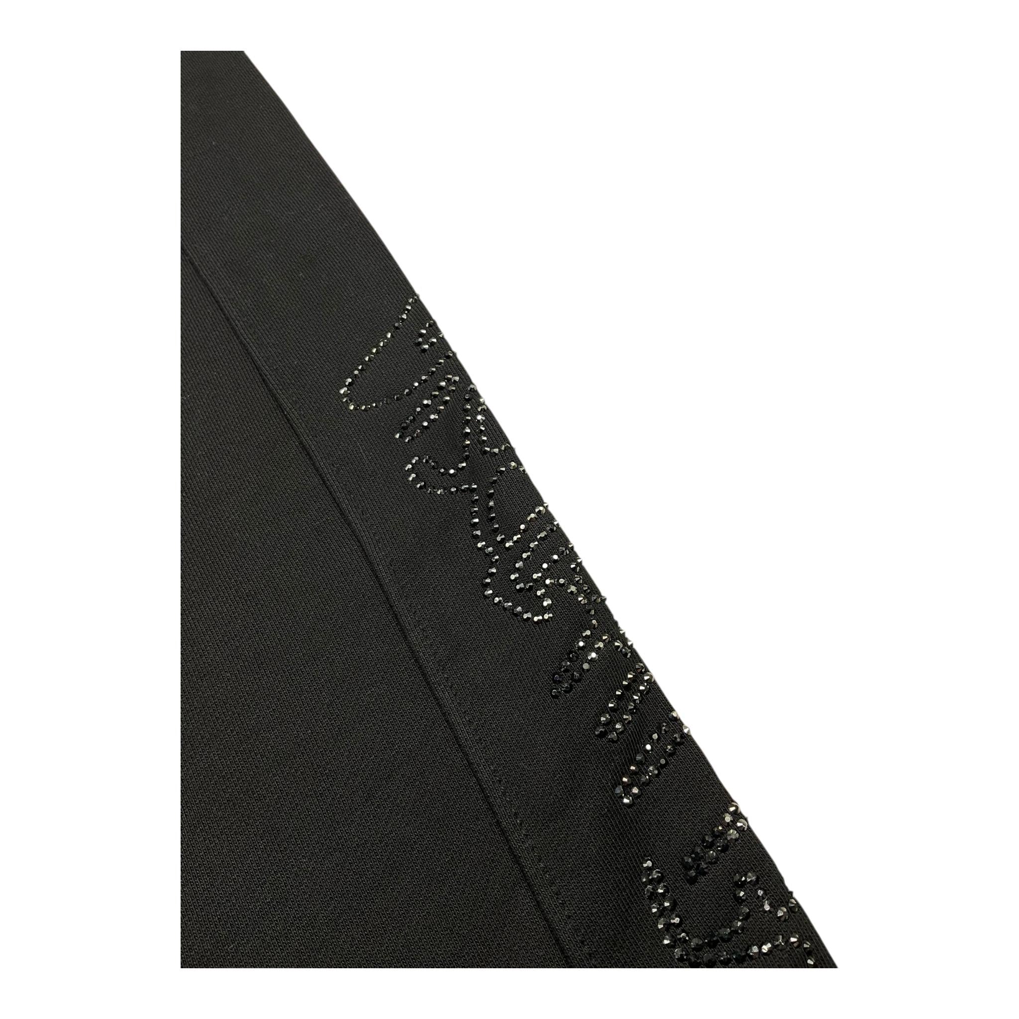 DISCLAIMER pantalone tuta tinta unita con elastico in vita Nero per Bambina 24IDK58338 NERO DISCLAIMER 