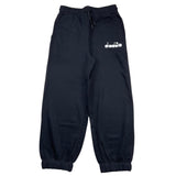Diadora Pantalone Tuta Tinta Unita Cn Stampa Logo Nero Per Bambino