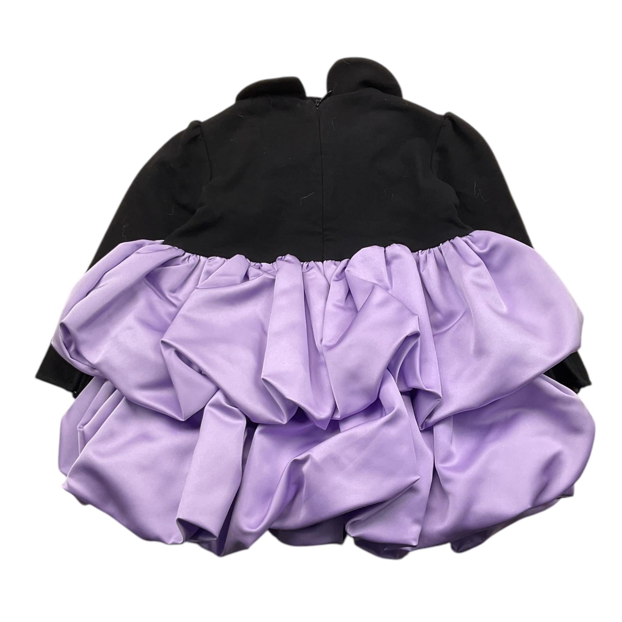 JOHN RICHMOND abito tinta unita con gonnellone manica lunga Nero per Bambino RIA24077VEJ NERO JOHN RICHMOND 