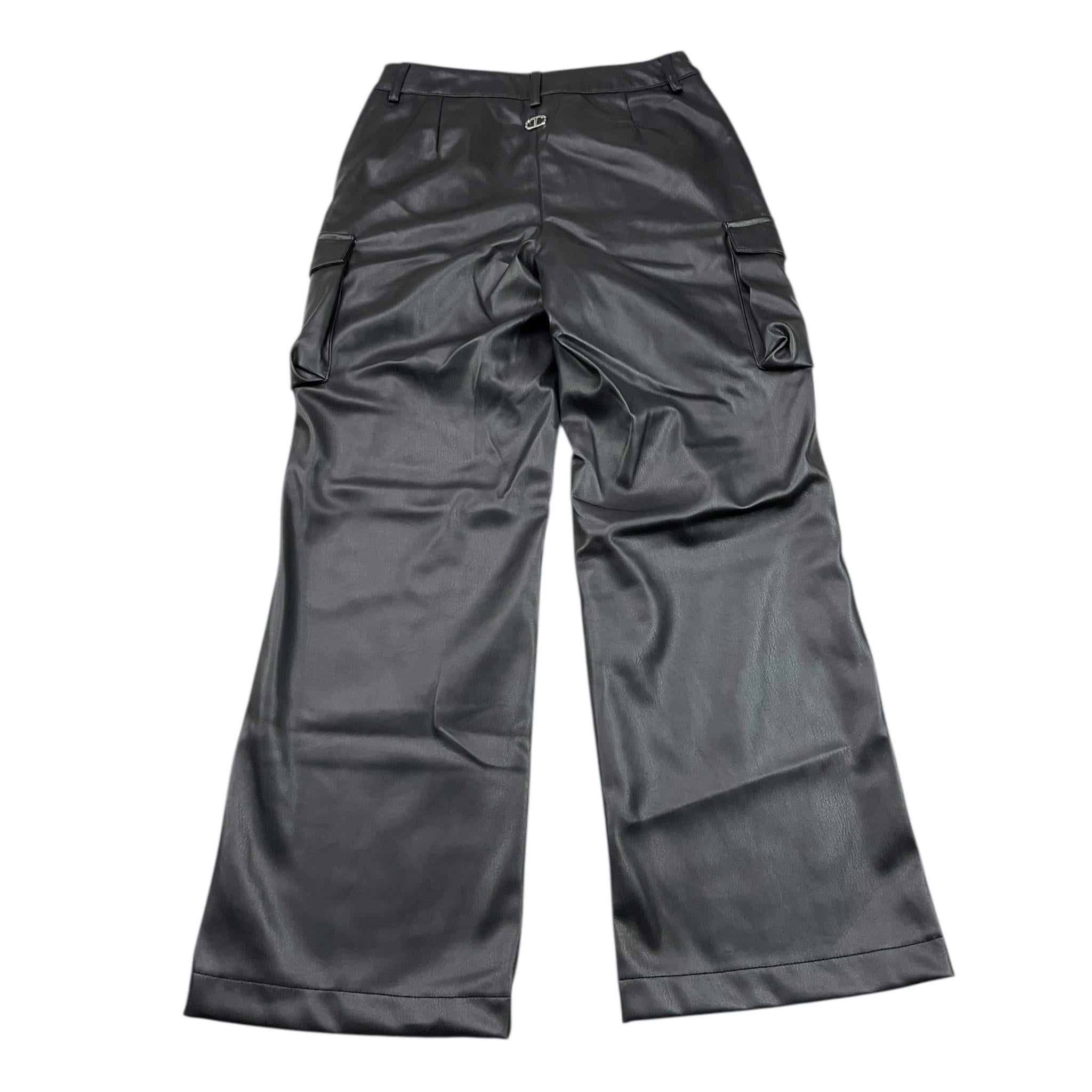 TWINSET pantalone tinta unita in ecopelle Nero per Bambina 242GJ2154X NERO TWINSET 