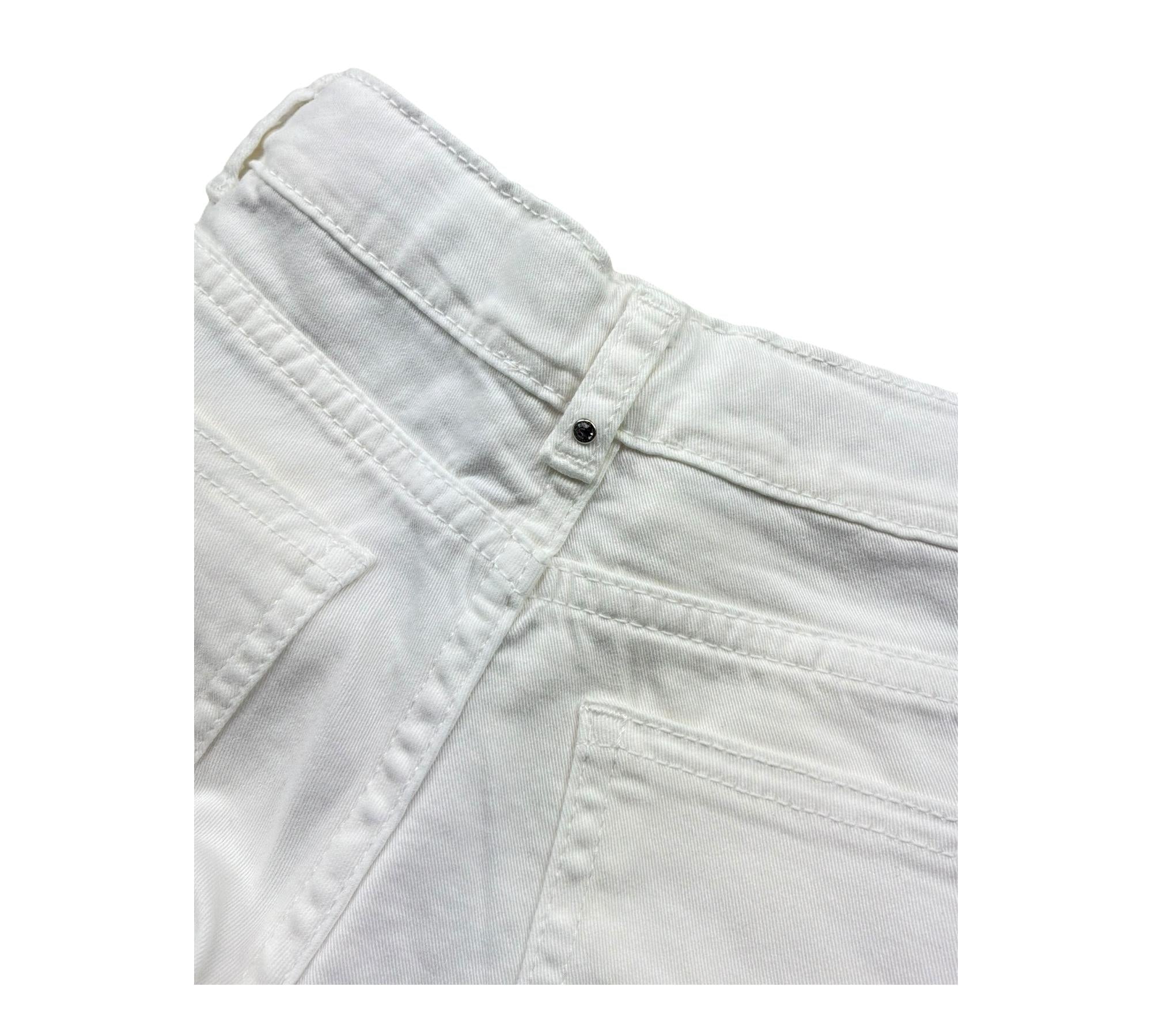 Liu Jo Jeans Tinta Unita Modello Palazzo per Bambina KA5047 BIANCO LIU JO 