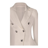 Fun & Fun Giacca Tinta Unita Doppiopetto per Bambina FNCJJK01073 BIANCO FUN & FUN 