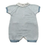 Marlu' Pagliaccetto Mezza Manica Tinta Unita per Neonato EB6115 AZZURRO MARLU' 