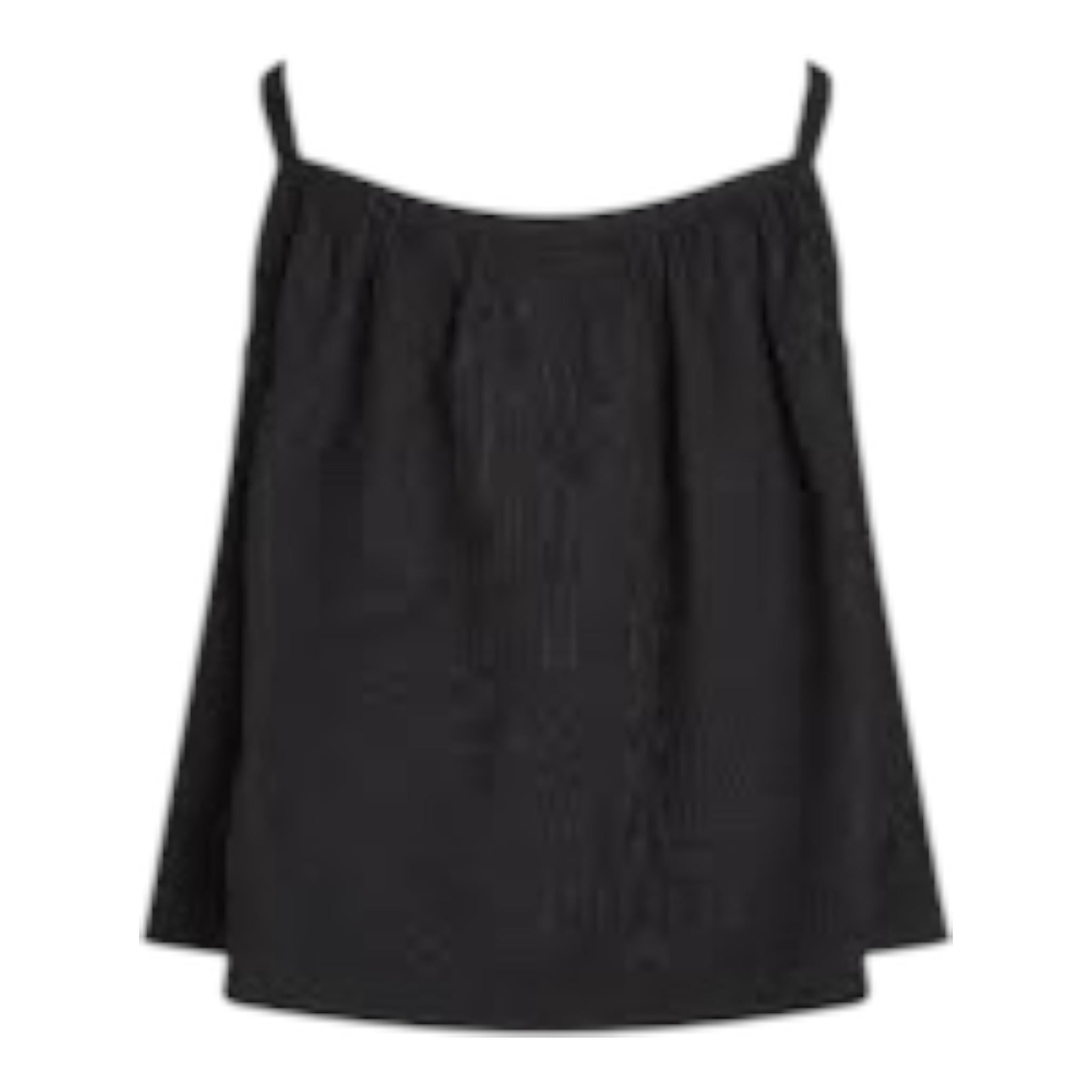 Calvin Klein Top Tinta Unita con Bretelle per Bambina IG0IG02870 NERO CALVIN KLEIN 
