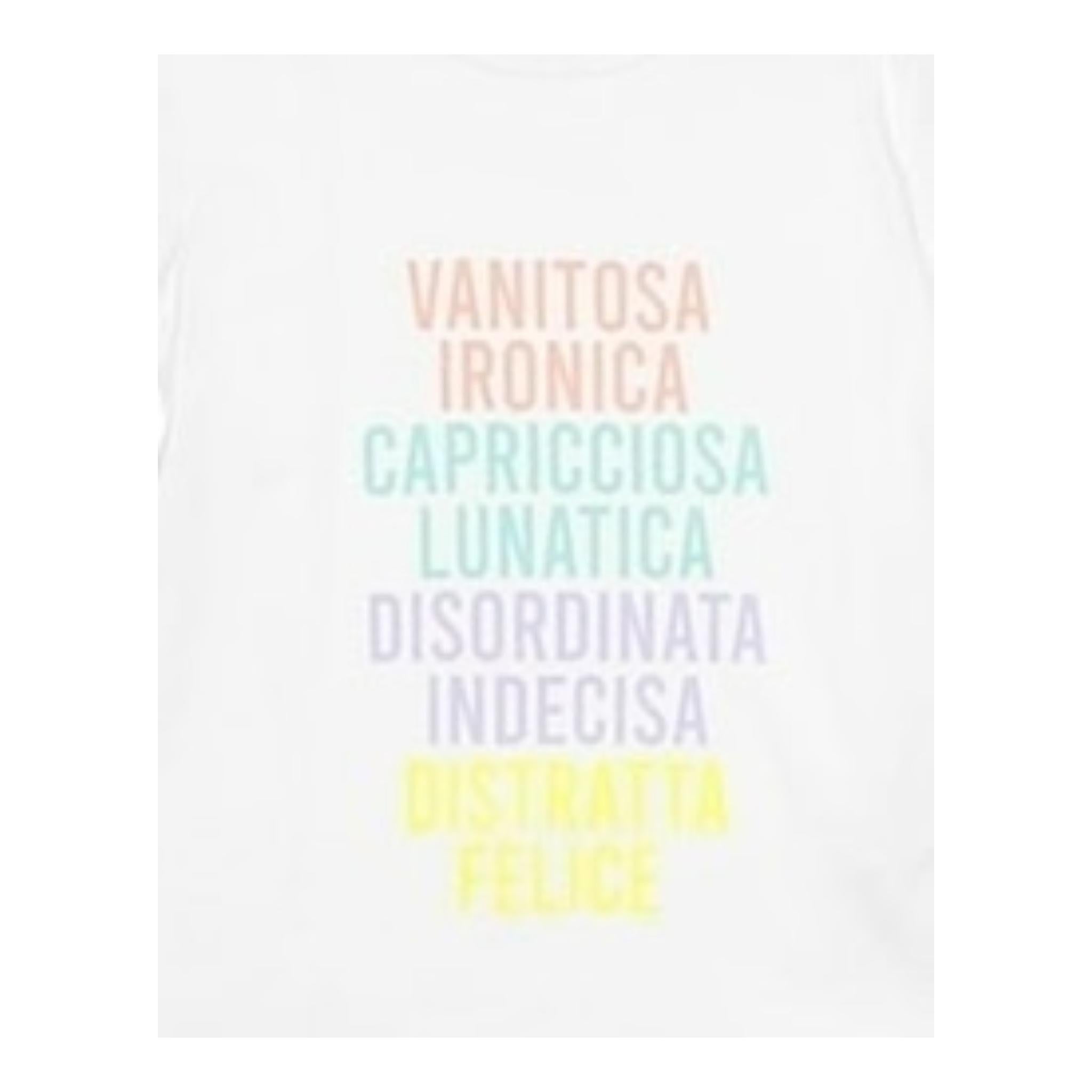 Dixie T-Shirt Tinta Unita Girocollo con Stampa per Bambina MBC5030G39 BIANCO DIXIE 