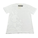 Imomi T-Shirt tinta unita con Stampa Bianco per Bambino WUWUWU BIANCO IMOMI 