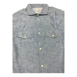 Eleventy Camicia Manica Lunga Tinta Unita Blu Per Bambino