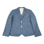 Emanuel Pris Giacca Tinta Unita con Taschino per Bambino GIACCE AZZURRO EMANUEL PRIS 