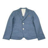 Emanuel Pris Giacca Tinta Unita con Taschino per Bambino GIACCE AZZURRO EMANUEL PRIS 