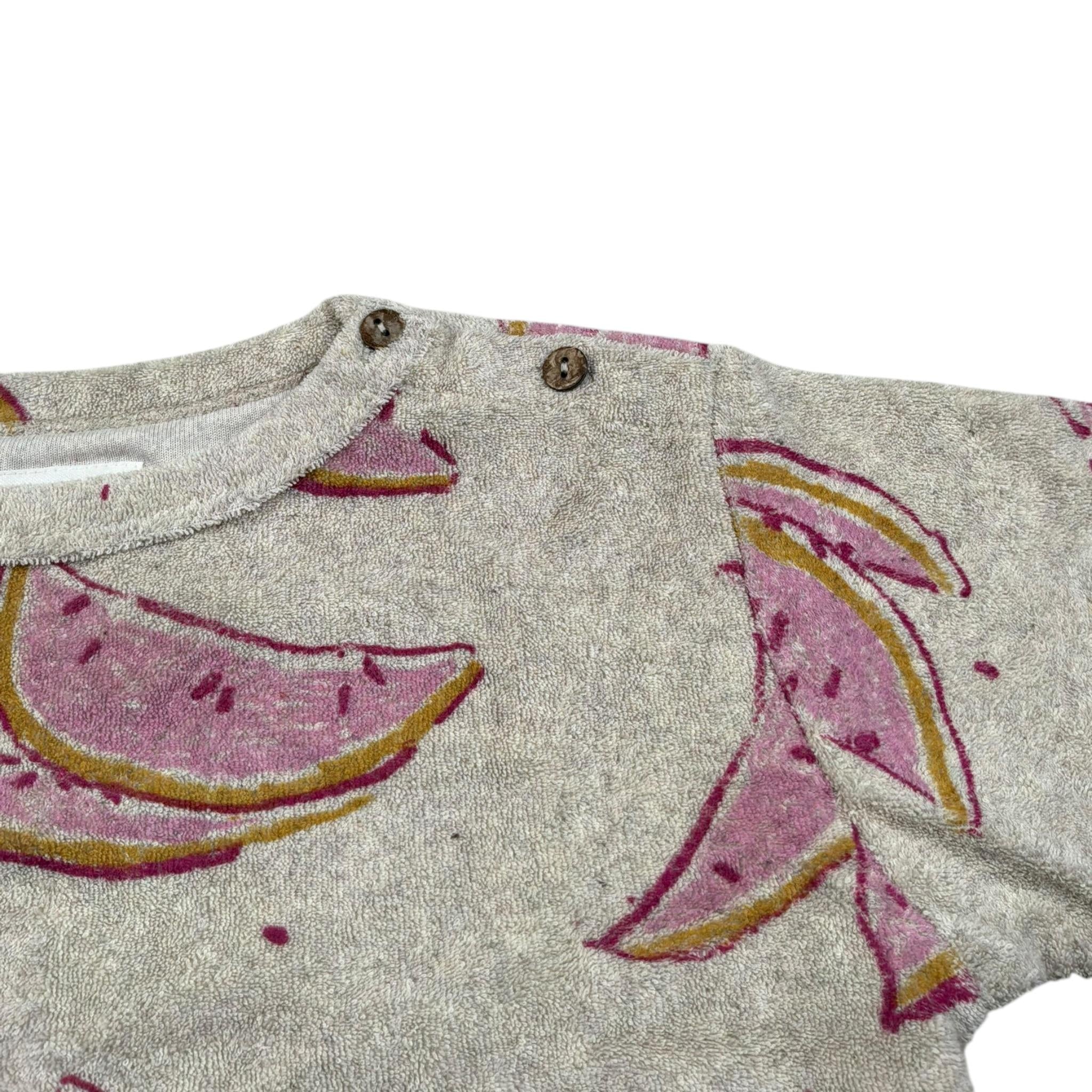 Play Up T-Shirt Modello Crop Tinta Unita per Neonata PA022AQ11351 BEIGE PLAY UP 