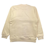 I'M BRIAN felpa tinta unita girocollo con stampa Beige per Bambino F3131J BEIGE I'M BRIAN 