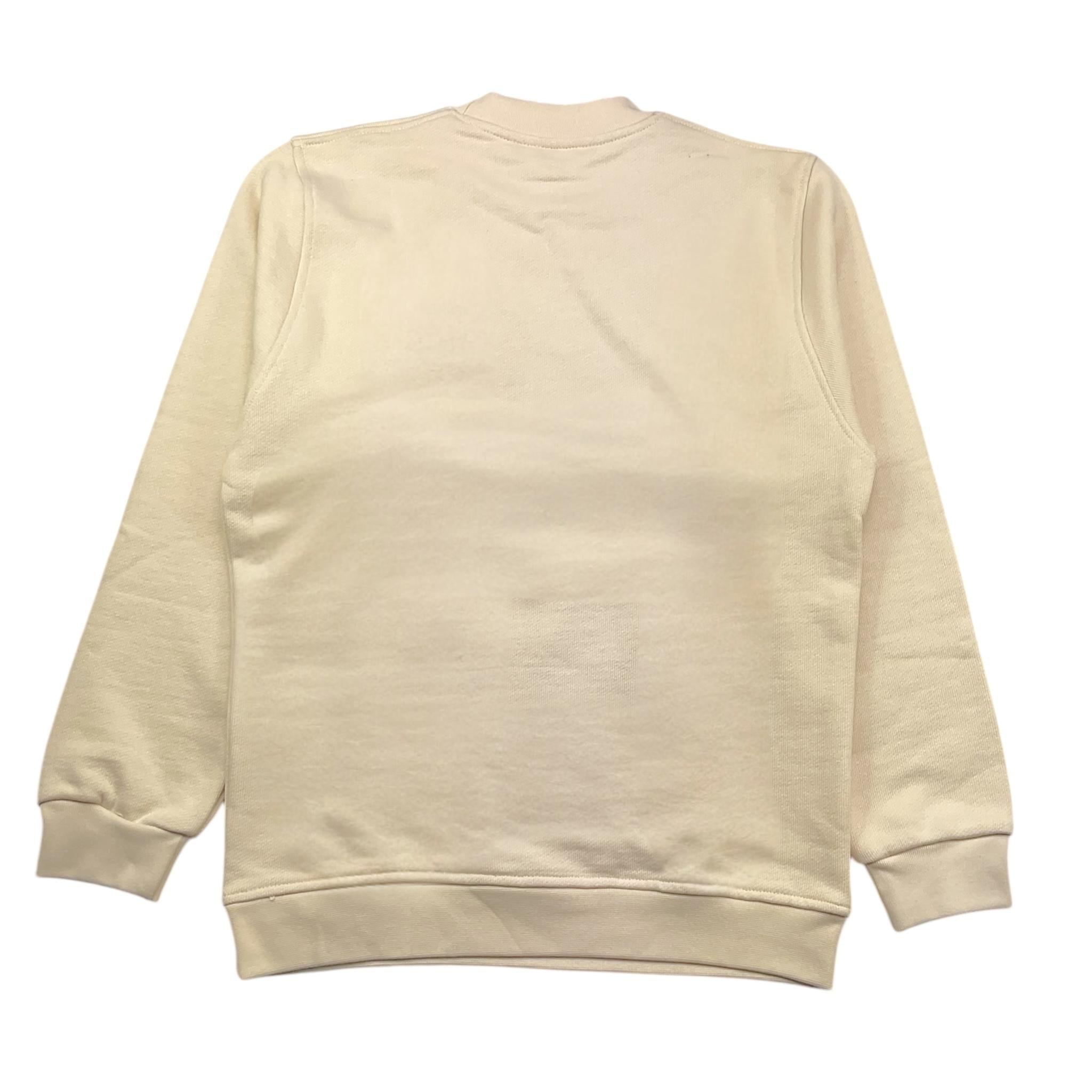 I'M BRIAN felpa tinta unita girocollo con stampa Beige per Bambino F3131J BEIGE I'M BRIAN 