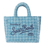 SAINT BARTH borsa tinta unita con stampa Azzurro per Bambina VAMI005 AZZURRO SAINT BARTH 