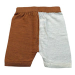 Maglifici di Verona Bermuda In Filo Bicolore per Neonato 045359 BIANCO/MARRONE MAGLIFICI DI VERONA 