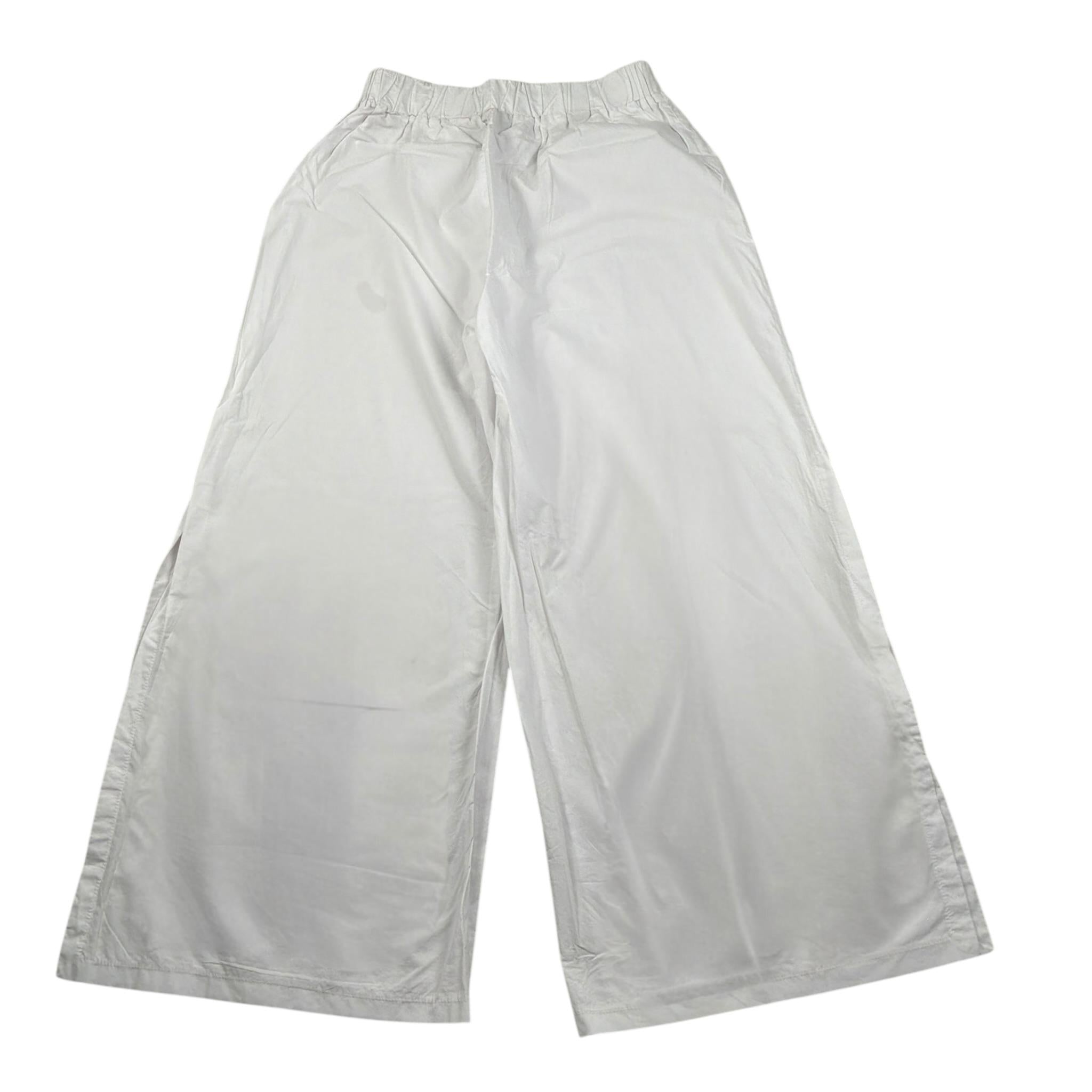 Mariuccia Pantalone tinta unita Modello Palazzo Bianco per Bambina P517 BIANCO MARIUCCIA 