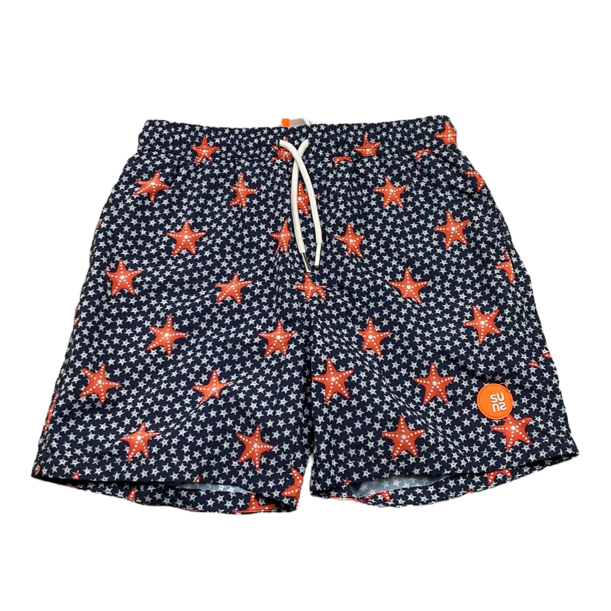 Suns  Costume Modello Boxer Tinta Unita con Fantasia per Bambino BXS0103U BLU SUNS 