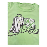 Liu Jo Abito Tinta Unita con Brillantini per Neonata KA5037J5003 VERDE LIU JO 