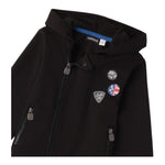 SARABANDA felpa tinta unita con zip e cappuccio Nero per Bambino 0A137 NERO SARABANDA 
