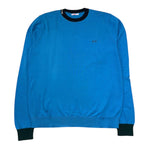 Sun68 Maglia Girocollo Tinta Unita con Logo per Bambino K32307 TURCHESE SUN68 