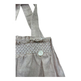 Le Bebe Pagliaccetto Tinta Unita con Ricami per Neonata LBG6390 BEIGE LE BEBE 