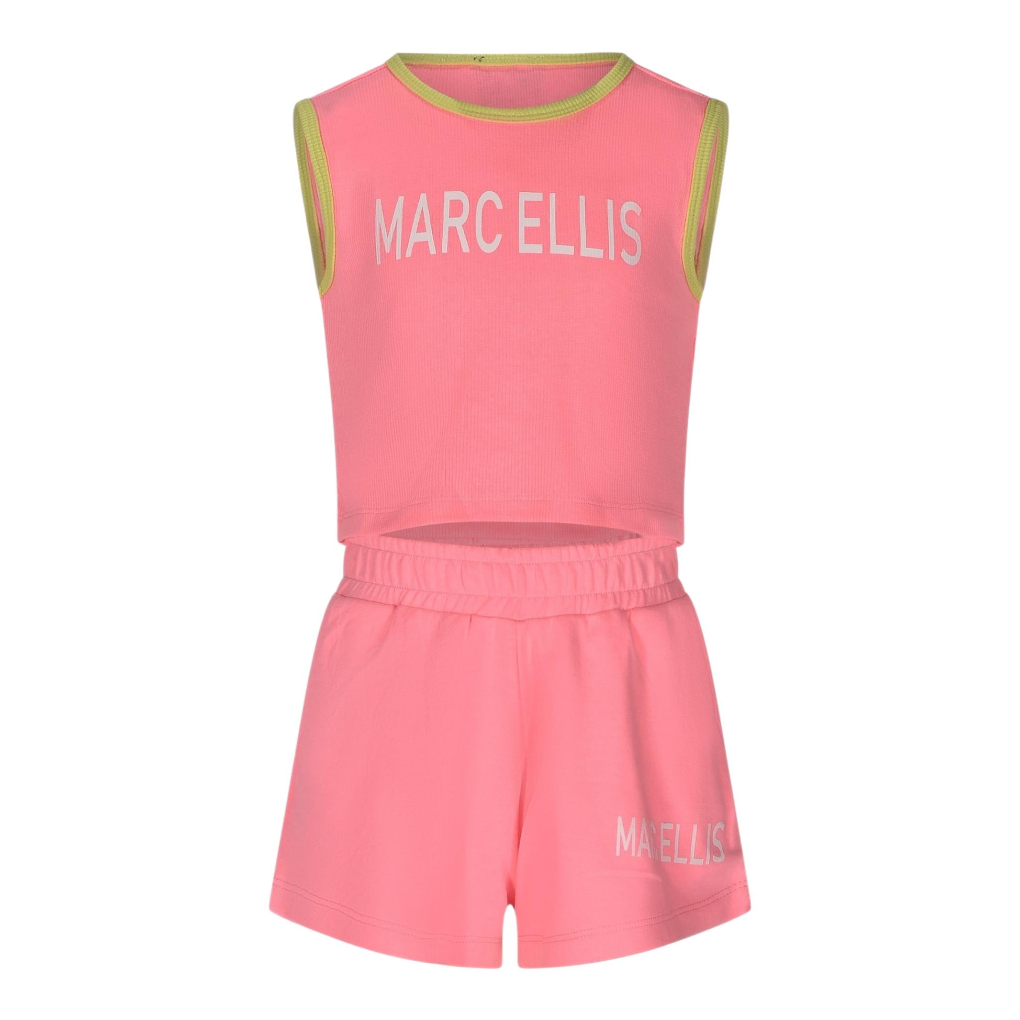 Marc Ellis Completo 2 Pezzi Canotta-Short per Bambina JMJCM01237 ROSA MARC ELLIS 