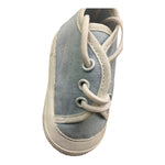 Colori Chiari Scarpine Bicolore con Lacci per Neonato MN957228 BIANCO/AZZURRO COLORI CHIARI 