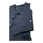 Daniele Alessandrini Completo 2 Pezzi Gilet-Bermuda per Bambino 1296K200163 BLU DANIELE ALESSANDRINI 