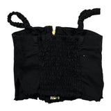 Lu Lu By Miss Grant Top Tinta Unita con Zip per Bambina LL3390X NERO LU LU BY MISS GRANT 