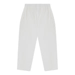 Dou Dou Pantalone Tinta Unita con Elastico In Vita per Bambina DW6P61 BIANCO DOU DOU 