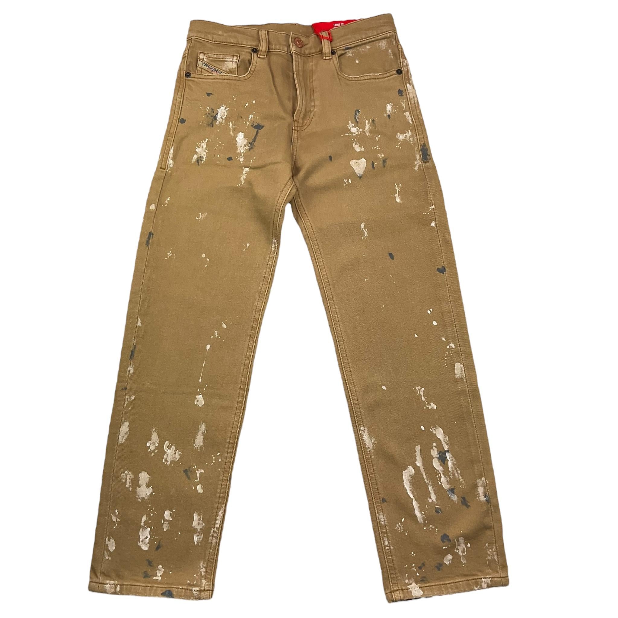 DIESEL jeans tinta unita con girovita regolabile Beige per Bambino J00808 BEIGE DIESEL 