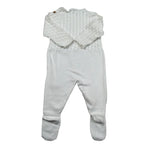 Wedoble Tutina Manica Lunga Tinta Unita per Neonato V2404346A BIANCO WEDOBLE 