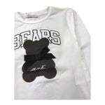 U+è BY MISS GRANT shirt girocollo tinta unita con stampa in contrasto Bianco per Bambina UE1619 BIANCO U+è BY MISS GRANT 