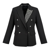 John Richmond Giacca Tinta Unita con Borchie per Bambina RGP26108GC NERO JOHN RICHMOND 